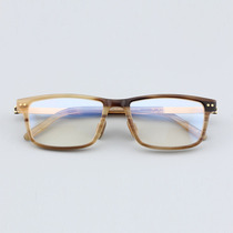 Manual Horn Spectacle Frame Beta Titanium Box Glasses Retro Handcrafted Spectacle Frame Black Frame Natural Horn Frames