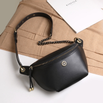 Leather Chest Bag Women's Shoulder Crossbody Summer Fashion Versatile Bag 2022 New Bovine Leather Large Capacity Waist Bag