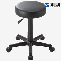 Mountain Industry Multipurpose Footbed Swivel Chair Computer Chair Lift Waterproof and Dirty PU Leather Black EEX-CH30