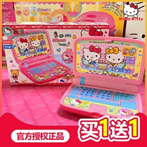 Genuine hello kitty kitty children simulation laptop phone bubble machine girl birthday toy