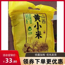 New products Zhonglan new rice Shanxi Specialty yellow millet 5kg farm grains millet porridge edible yellow