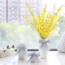 Minimalist modern decoration vase Living room Bedroom Bedroom Decorations Pendulum ceramic flower floral emulated flower suit