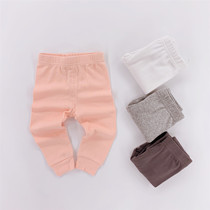 Baby pants thin cotton trousers spring men wild solid color 1-3 years old 2 Spring and Autumn female baby leggings