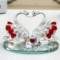 Wedding Gifts Crystal Swans Swing Pieces New Wedding Gifts Gift Friends Bestie Creative Practical Wedding Room Decorations