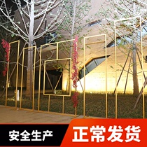 2019 New wedding props frame screen iron box ornaments geometric screen background decoration iron ornaments