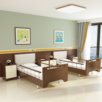 Simple and suitable for aging nursing home bed hand-cranked nursing bed welfare nursing home bed institution elderly apartment bed furniture