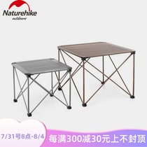 Naturehike Norwegian Guest Portable Outdoor Folding Table Super Light Aluminum Alloy Camping Table Wild Camping Picnic Table And Chairs