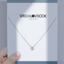 Explosive moon necklace 2021 new female niche light luxury brand design sense sterling silver choker 2020