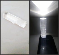 Color acrylic light guide rod red yellow blue green orange and purple transparent plastic sheet plexiglass PMMA rod polishing processing