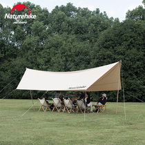 Naturehike sun protection pergola camping camping large awning cotton cloth large hexagonal canopy cotton tarp