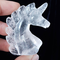 Mind Bread Crystal Spirit Stone European custom unicorn Meditation Meditation Healing Energy ornaments exquisite gift