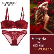Fa Martha Brand Sexy Bra Suit Women New Products Lace Book Life Red Underwear Briefs Women Red 75