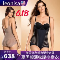 Leonisa summer ultra-thin body sculpture leonisa sexy sleep shaping underwear belly girdle hip corset