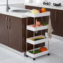 Kitchen shelf floor-standing multi-layer seasoning condiment storage rack flower rack toilet bathroom storage rack