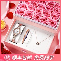 Gmarsh Watch Ladies Fashion Brand Top Ten Brand Luxury Waterproof Mechanical Watch Womens Simple Temperament