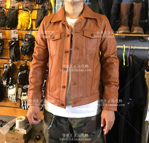 Spot uglybros Personality Vintage Cowhide Camel Knight Protectors Leather Jacket Leather Jacket Men