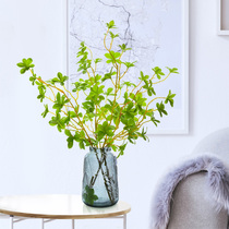 Nordic Ins Simulation Flowers Fake Green Plant Horse Drunken Wood Swing Piece Tea Table Japan Hanging Bell Plant Decoration Flowers Fake Flowers