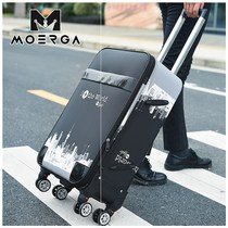 Suitcase male Korean version of the student suitcase rod box Universal wheel suitcase password box 24 inches 28 inches