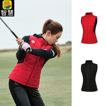 South Korea DESCENTE di Sante 21 Winter Golf Suit Womens Stand Goose Down Warm Horse Chia