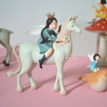 Creative cute little girl elf ornaments Qixi Festival gift bedroom unicorn Angel wedding girl birthday gift