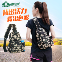 Womens 2021 new fashion chest bag sports shoulder bag versatile travel light chest diagonal backpack waterproof