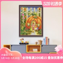 KS Cross Embroidered Peter Rabbit Cartoon Cozy Phase Poly New Living Room Genguan Bedroom Series Thread Embroidered herself embroidered