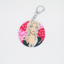 Detective Conan New Black Organizing Absinthe Bopen Gin Vodka Double-sided Acrylic Keychain Pendant