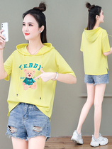 Short sleeves t-shirt summer dress 2022 new white half sleeve little fashion cap in