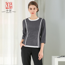 Autumn beautician work clothes female health senior club medical beauty plastic surgery technician front desk skin management uniforms 52