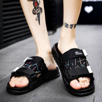 Slippers men 2019 summer new style sandals personality outside wear casual sandals ins tide sandals men