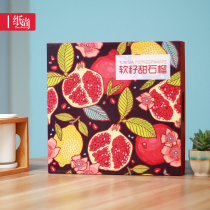 Soft seed pomegranate universal packaging box gift box box carton box original pomegranate holiday gift package nine customized