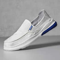 Cloth shoes men summer 2021 new quick-drying leisure work a pedal lazy shoes breathable non-slip old Beijing cloth shoes