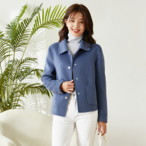 Gross jacket woman small child dolls collar high-end double-sided wool coat with short and loose autumn and winter 2021 new