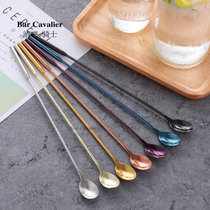  Bar knight Japanese imported fine thread long bar spoon Bar spoon Bar stirring spoon bartending long bar spoon 30 5cm