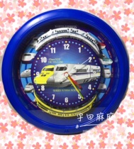 Spot Japan qualified JR Shinkansen train boys childrens house hanging clock Kyushu N700 clock train model