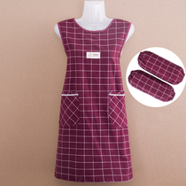 Large size apron 200 catty plus fertilizer for women Summer thin gas Breathable Home Shoulder Waistcoat Waistcoat Waistcoat Waistcoat Workwear