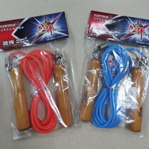 War armor wooden handle skipping battle armor PVC rope skipping battle armor 8015 wooden handle skipping rope student skipping solid wood skipping fitness