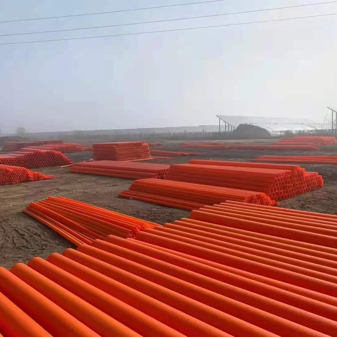 Shandong mpp power pipe price direct buried pipe jacking pipe PVC power pipe MPP power drag pipe high voltage power