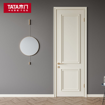 TATA Wooden Door European Simple Interior Door Full House Custom Room Wooden Door Paint Bedroom Door JO018X-J