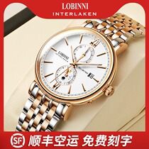 New Robinson Watch Mens Mechanical Watch Mens World Famous Brand Top Ten Brand Watch Ultra-thin Mens Watch Big Dial