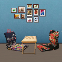 Tatami chair collapsed rice ground leg-free chair lazy sponge backchair cuisine and chair