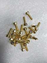 Vacuum screw hollow screw rolling gold plated screw drilling screw m4 * 12 screw punching custom