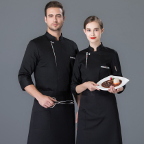 Western food restaurant Hotel restaurant Chef work clothes Long sleeve baking kitchen chef waiter Autumn and winter clothing male