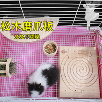 Rabbit Grinding claw plate Pet Deconsulting Ground Gracia Wood Grab Board Home Hedgehog Dragon Cat Small Darling Kitty Toy Supplies