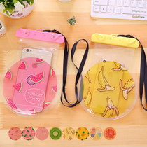 Underwater camera phone waterproof bag hot spring swimming universal touch screen fruit phone bag ip7 ip6plus