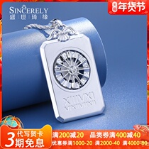 Platinum Pendant Men pe950 Platinum Necklace Pendant Platinum Time Pendant Platinum Necklace Men