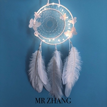 MR ZHANG original dream catcher lamp birthday girl indian feather pendant literary gift retro ins style