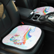 Car cushion monolithic four-season universal single ass pad ice silk seat cushion cute goddess summer cool mat ventilation