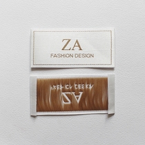 Cloth wooden shuttle leading tag clothing trademark custom-made weave Mark Xin Bai flagship store