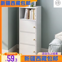 Xinjiang Bookshelf with door locker free combination of simple cabinet space landing file cabinet